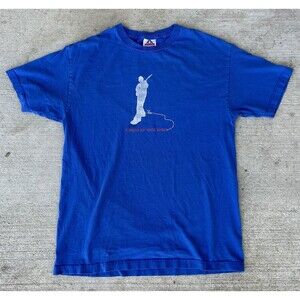 2001 VTG Trey Anastasio Summer Tour Phish Band Shirt Blue Men's Large RARE